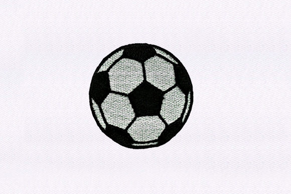 European Football: A Bold and Engaging Embroidery Design
